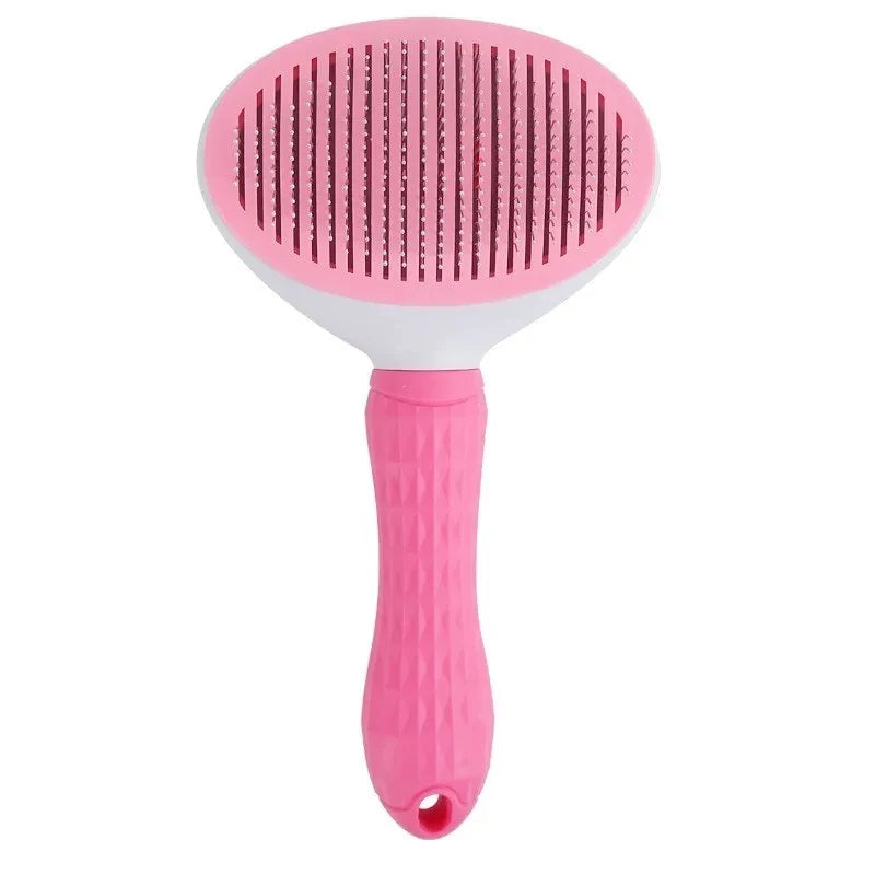 Brosse autonettoyante pour chiens et chats