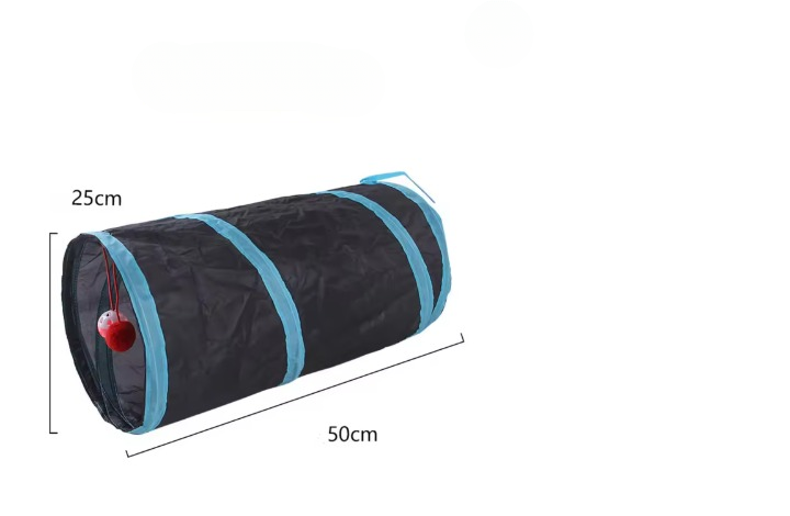 Tunnel de jeu pliable pour chat – Stimulation et divertissement